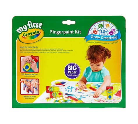 for girls finger paint|Crayola My First Fingerpaint Kit, Washable Paint,。